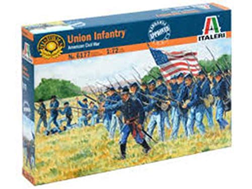 Italeri 6177 Union Infantry Amerikanisch Modellbausatz, Blau, Weiß, S von Italeri