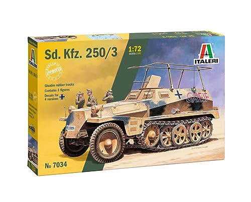 Italeri 7034S - Sonderkraftfahrzeug 250/3, Geformte Farbe von The Hobby Company