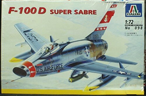 Italeri F-100 D Super Sabre, 098, M 1:72 Jet Düsenjäger von Italeri