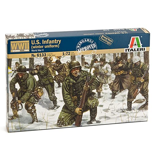 Italeri I6133 510006133 - 1:72 WWII United States Infanterie Winteruniform, Plastikbausatz von Italeri