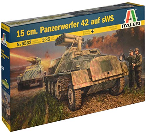 Italeri IT6562 6562S - 1:35 15cm Panzerwerfer 42 auf SWS , Modellbau, Bausatz, Standmodellbau, Basteln, Hobby, Kleben, Plastikbausatz, detailgetreu von Italeri