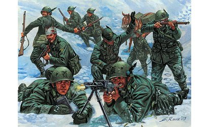 Italian Mountain Troops Alpini WWII von Italeri