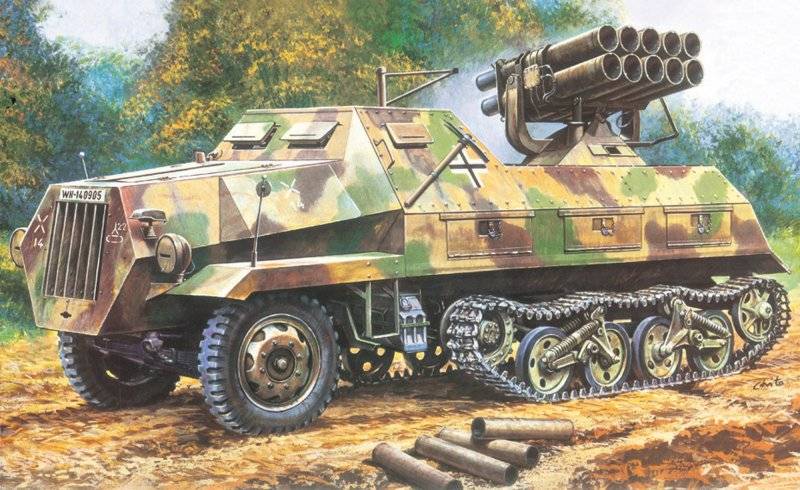 Panzerwerfer 42 Maultier Halbkette von Italeri