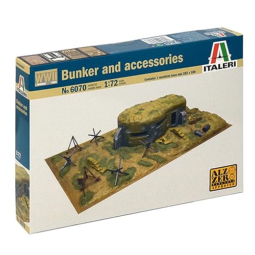 The Hobby Company 8001283060707 Italeri 510006070 - 1:72 WWII - Zubehörteile und Bunker von Italeri