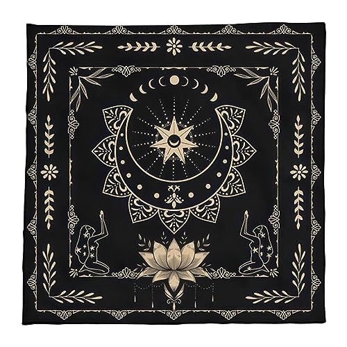 Itkcozcg 50x5 0/60x6 0/75x75cm Tarot Tischdecke Matte Geometrische Divinations Tisch Tuch Brettspiel Oracles Karte Pad Rune Unterstützung Matte von Itkcozcg