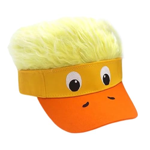 Itkcozcg Lustiges Haar- und Hut-Kombination, leichtes Polyester, ideal für Halloween-Kostüme und Themenpartys, bequemer, atmungsaktiver Hut für Männer und Frauen Itkcozcg Lustiges Haar- und Hut-Kombination, leichtes Polyester, ideal für Halloween-Kostüme und Themenpartys, bequemer, atmungsaktiver Hut für Männer und Frauen von Itkcozcg