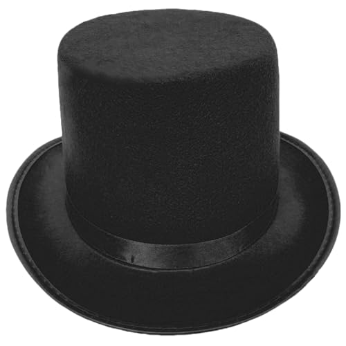 Itkcozcg Mode-Accessoires, Rollkrempe, hoher Zylinder für Erwachsene, Bowler-Hut, Zaubererhut, Halloween, Party, Cosplay, Kostüm, Bühnenshow, Kopfbedeckung, Schwarz , Size reference picture Itkcozcg Mode-Accessoires, Rollkrempe, hoher Zylinder für Erwachsene, Bowler-Hut, Zaubererhut, Halloween, Party, Cosplay, Kostüm, Bühnenshow, Kopfbedeckung, Schwarz , Size reference picture von Itkcozcg