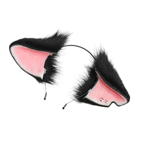 Itkcozcg Plüschtier Ohr Haarband Schwanz Cosplay Kostüm Zubehör für Anime Event Halloween Party Outfit u Itkcozcg Plüschtier Ohr Haarband Schwanz Cosplay Kostüm Zubehör für Anime Event Halloween Party Outfit u von Itkcozcg