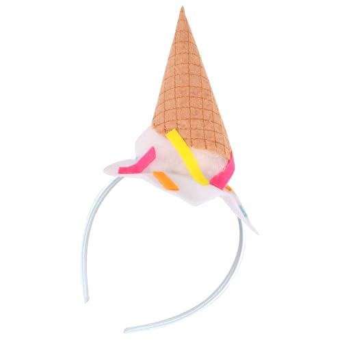 Schöner wendbarer Eiscreme-Hut, Haarreif, stilvoller Kopfschmuck für Themenparaden und Fotografie-Requisiten, stilvolles Eiscreme-Haar-Accessoire Schöner wendbarer Eiscreme-Hut, Haarreif, stilvoller Kopfschmuck für Themenparaden und Fotografie-Requisiten, stilvolles Eiscreme-Haar-Accessoire von Itkcozcg