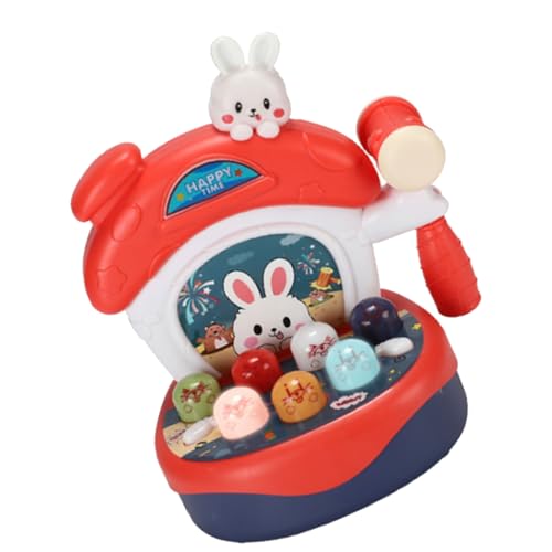 Elektronisches Whack Toy Interactive Early Educational Beating Verbesserung der Handaugenkoordination Lernen Whack -Spiel (Red Bunny) von Itonash