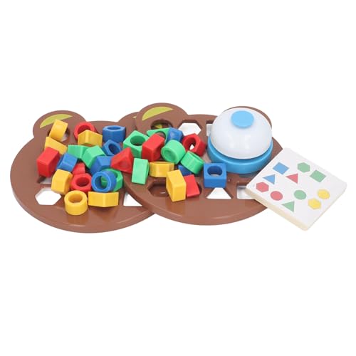 Form Passendes Spiel Buntes Geometrie -Puzzle -Board, Sensorisches Spielzeug für Kinder Im Alter von 3+, Geeignet, mit 2 Spielern zu Spielen, Pädagogisches Räumliches von Itonash