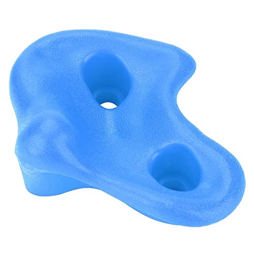 Itonash 10 Stück Farbige Klettersteine ​​zum Anschrauben Klettergerüste, Wände, Baumhäuser, Felshaltesteine (Blau) von Itonash