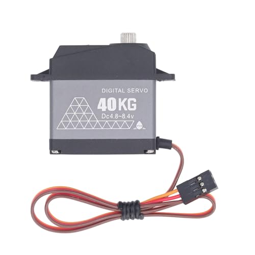 Itonash 40 Kg RC-Digitalservo, Kabelloser Motor mit Hohem Drehmoment, Wasserdicht, Geeignet für 1/12 1/10 1/8 RC-Autos, Boote, Roboter von Itonash