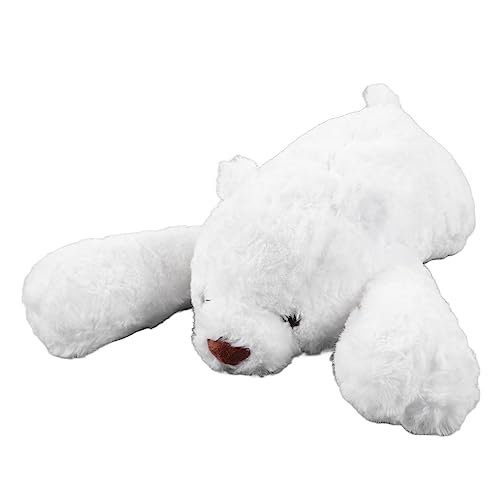 Itonash Big Bear Plüschkissen, Weiches Großes Stofftierspielzeug für Schlafzimmer, Sofa, Schlafsaal, Geeignet Zum Umarmen und Linderung von Rückenstress (Weiß) von Itonash