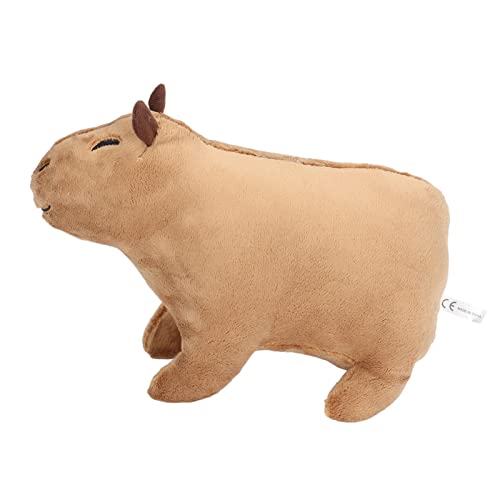 Itonash Cartoon-Capybara-Plüschtier, PP-Baumwollfüllung, Niedliche Nagetier-Stofftierpuppe, Superweiches Stofftier, Plüschkissen, Heimdekoration, Ideal für Kinder, 30 cm von Itonash