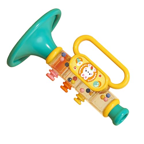 Itonash Für Spielbares Cartoon-Baby-Trompetenspielzeug, Multifunktionales Musikinstrument, Feine Handwerkskunst Für die Frühe Bildung (Blau) von Itonash