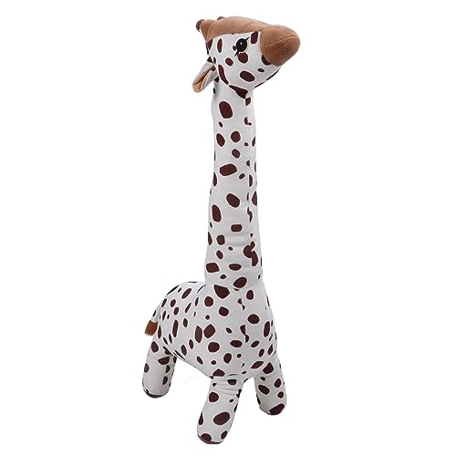 Itonash Giraffe -Form -Wurfkissen Plüschspielzeug, Entzückende Gefüllte Puppe für Schlafzimmer, Wohnzimmer, Tierisches Plüschspielzeug (Braunes Tier Groß) von Itonash