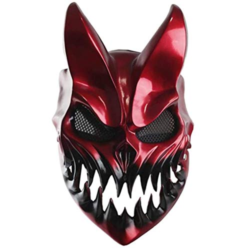 Itonash Halloween Slaughter Maske, Slaughter to Prevail Musik Maske mit beweglichem Mund Cosplay, Vollgesichtsmaske Party Deathcore Kid of Darkness Masken von Itonash