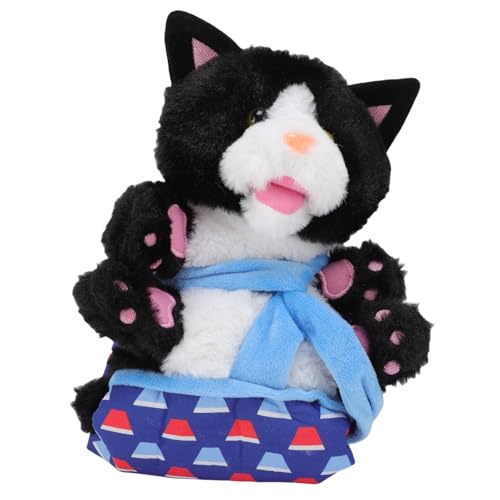Itonash Katzen-Ringpuppe, Interaktive Handpuppe aus Weicher Polyesterfaser für Katzen mit Handschuhförmigem Design, Fördert Bewegung, Reduziert Langeweile, Tragbar, Leicht, für das Itonash Katzen-Ringpuppe, Interaktive Handpuppe aus Weicher Polyesterfaser für Katzen mit Handschuhförmigem Design, Fördert Bewegung, Reduziert Langeweile, Tragbar, Leicht, für das von Itonash