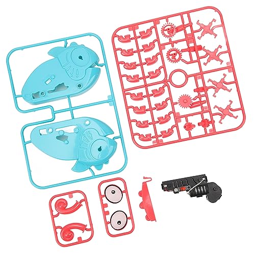 Itonash Kid Assemble Crawling Electronic Toy DIY, für Kinder, Niedliches Puzzle -Crawl -Spielzeug, mit Realistischer Bewegung, Ideales (Blau) von Itonash