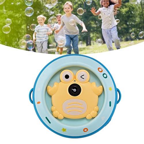 Itonash Kids Bubble Machine, Crab Design Automatisches Bubble Blower -Spielzeug mit Licht, Musik und Unterhaltsamen Soundeffekten, Gartenspiel Im Freien Im Freien (Blau) von Itonash