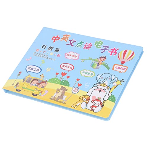 Kinder Lernen Soundbuch, Chinesisches Englisches Lernbuch, Wiederaufladbare Elektronische Sound -Lernspielzeug für Kinder 3+ von Itonash