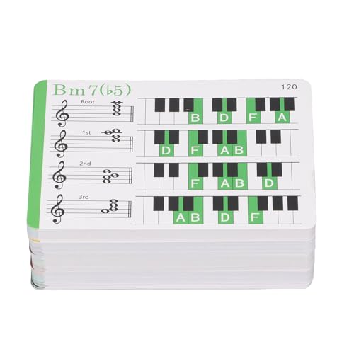 Itonash Klavier -Akkordkarten, Musiktheorie -Lernwerkzeug, Farbcodiert, Kupferplattenpapier, Geschenkbox Enthalten, Einfach in die Tabelle Platzieren, für Kleine Hände Dimensioniert Itonash Klavier -Akkordkarten, Musiktheorie -Lernwerkzeug, Farbcodiert, Kupferplattenpapier, Geschenkbox Enthalten, Einfach in die Tabelle Platzieren, für Kleine Hände Dimensioniert von Itonash