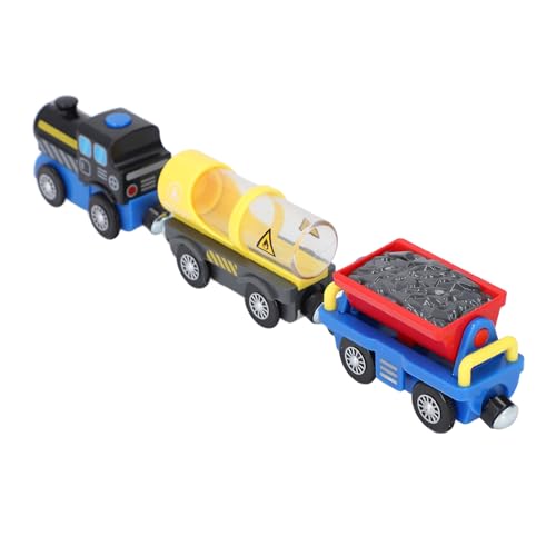 Itonash Kleines Elektrisches Eisenbahnspielzeugset, Premium-ABS, Lustiges und Sicheres Kindereisenbahnspielzeugset, Magnetische Struktur, REGT die Kreativität an von Itonash