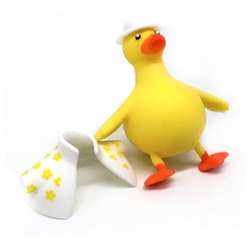 Itonash Langsamer Rückprallmaterial Stressabbau Squish Spielzeug, Dress Up Duck Squeeze Prise Toy für Kinder, Weich von Itonash