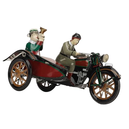 Itonash MS804A 3-rädriges Motorrad-Aufziehspielzeug, Nostalgisches Thema, Personalisierte Ornamente, Kreative Geschenke, Blechspielzeug, Vintage-Sammlerstück für Jungen und Mädchen Itonash MS804A 3-rädriges Motorrad-Aufziehspielzeug, Nostalgisches Thema, Personalisierte Ornamente, Kreative Geschenke, Blechspielzeug, Vintage-Sammlerstück für Jungen und Mädchen von Itonash