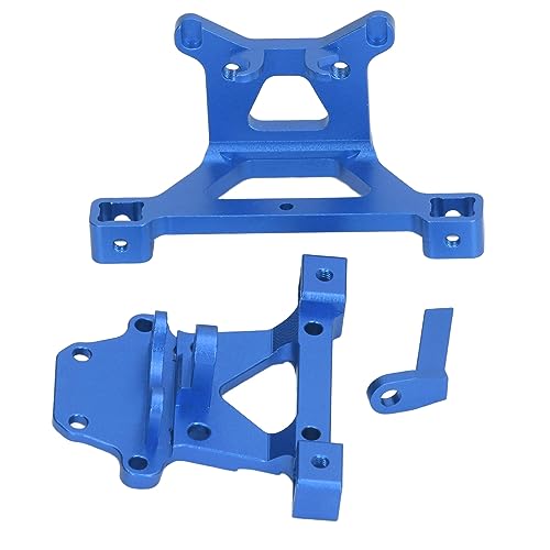 Itonash RC Car Front Body Post Mount, Aluminiumlegierung Shell Post Fixing Bracket Set für E Slash 1/16, VXL 71076, 71054, 70054, Summit 72054 mit (Blau) von Itonash