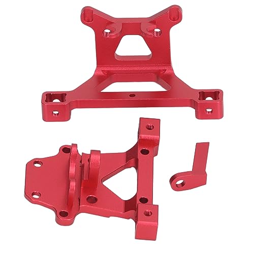 Itonash RC Car Front Body Post Mount, Aluminiumlegierung Shell Post Fixing Bracket Set für E Slash 1/16, VXL 71076, 71054, 70054, Summit 72054 mit (Rot) von Itonash