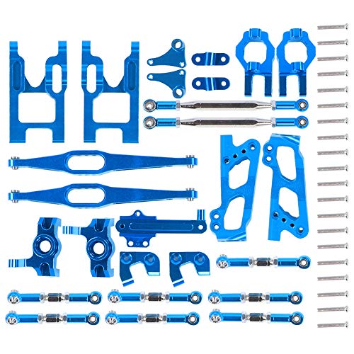 Itonash RC-Car-Metall-Upgrade-Ersatzsatz, Upgrade-Ersatzteile, Schwingarm-C-Sitz, Hinterer Hauptträger-Kit, Passend WLtoys 12428/12423 1:12 RC-Car von Itonash