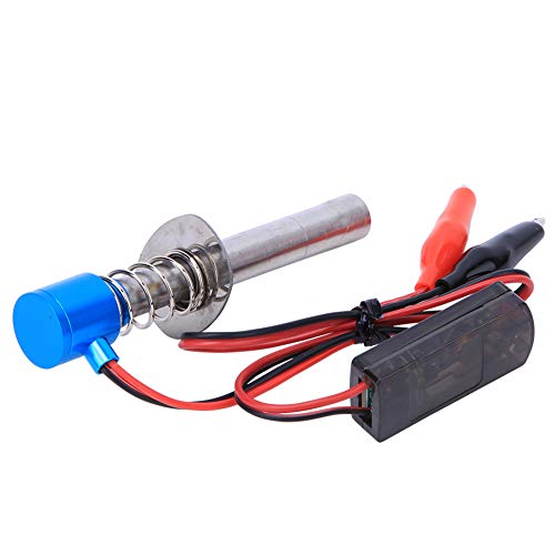 Itonash RC-Motorzünder, Universal-RC-Motorzündung Elektronischer Glühkerzenstarter Zünder Fahrzeugzubehör 1/8 1/10 Ferngesteuertes Automodellspielzeug von Itonash