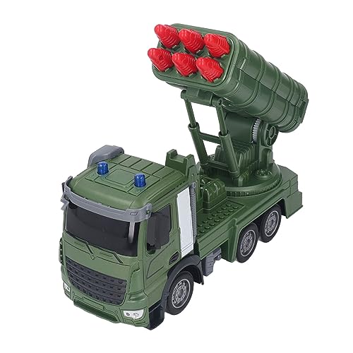 Itonash Raketenwerfer -LKW, RC Military Truck Toy mit 6 Start -Raketen, Fernsteuerungsträger für von Itonash