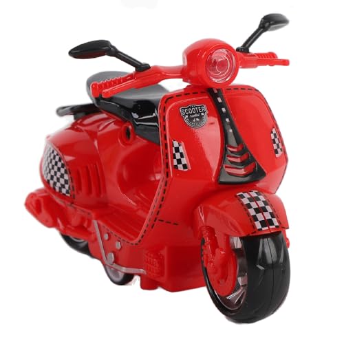 Itonash Stilvolles Damen-Motorradmodell aus Legierung, Sammlerstück, Ornament für Zuhause, Büro, Schreibtisch (Rot) von Itonash