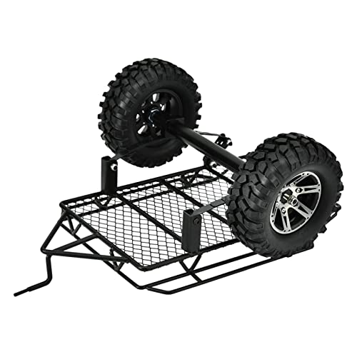 Itonash Trailer Car Hopper Trail, DIY Metall Trail Car Trailer Hopper D90 / SCX10 / T R X-4 1/10 Scale RC Crawler Car von Itonash