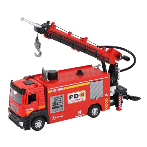 Itonash Wassersprühendes Feuerwehrauto, Feuerwehrauto-Spielzeug, Legierung, Wassersprühendes Feuerwehrauto-Modell, Exquisite Handwerkskunst für Kinder und Erwachsene von Itonash