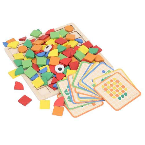 Kinder Holzblöcke Jigsaw Puzzle Toy, Koordination Verbessern, Soziale Fähigkeiten Entwickeln, Praktische Fähigkeiten mit Basswood-Material für Kinder Rätsel Blocks Brain Teasers von Itonash