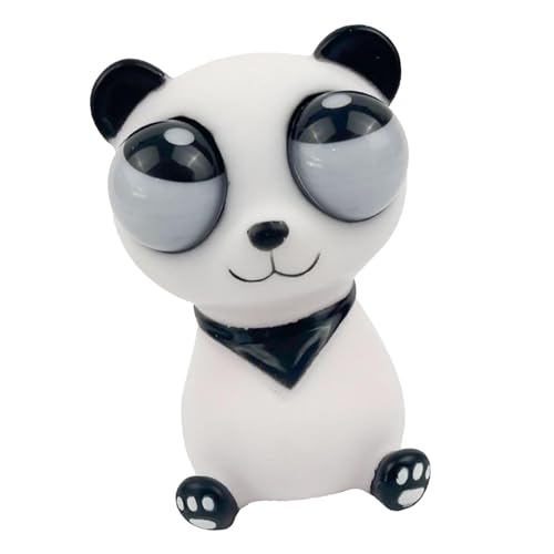 Pop Out Eyes Panda Squeeze Toy, Stressabbau Zappel Sensorisches Beruhigen für Kinder, Erwachsene, Augenspielzeug, Süßes Schreibtischdekor, Panda -Spielzeug für Reisen von Itonash