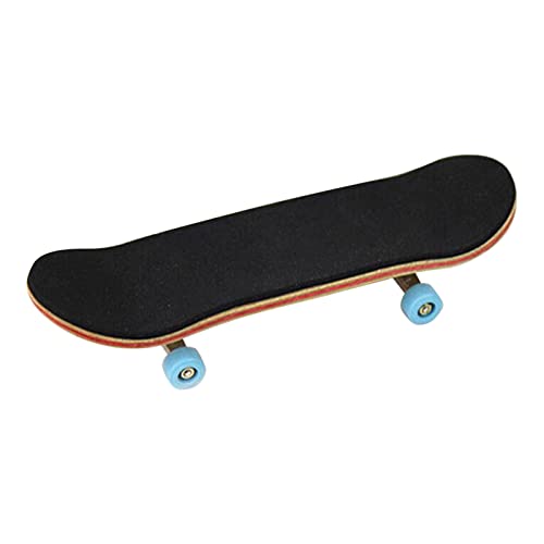 Safe Fahrt Holz Fingerboard Spielzeug Mini -Skateboard für Kinder, Einfaches Versammlung Ideales mit 4 Kugellagerrädern, PU für Fingerschutz von Itonash