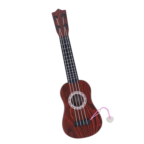 Wunderschön Gestaltetes Kindermusikinstrument, Simulations-Ukulele-Spielzeug, Sicheres Kunststoffmaterial, Bestes Kindergeschenk für und Mädchen (Stil 1) von Itonash