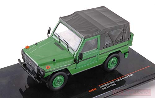 Ixo Model CLC286 Mercedes 240 G SWB Soft TOP 1986 Olive Green 1:43 DIE CAST kompatibel mit von Ixo Model