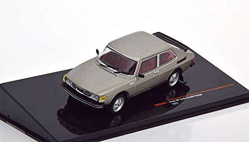 Ixo Model CLC343N SAAB 99 Turbo Station Wagon 1977 Grey 1:43 MODELLINO DIE CAST kompatibel mit von Ixo Model