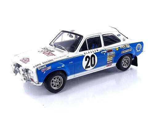 Ixo Model MODELLINO IN Scala COMPATIBILE Con Ford Escort MK I RS 1600 N.20 Rally M.Carlo 1973 MIKKOLA/Porter 1:18 18RMC140 von Cochesdemetal