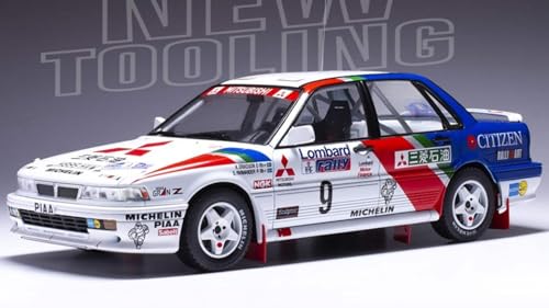 Modell in Maßstab Ixo Model kompatibel mit MITSUBISHI GALANT VR-4 N.9 RAC RALLY 1990 ERIKSSON-PARMANDER 1:18 MODEL SCALE 18RMC192A 241220 von Ixo Model