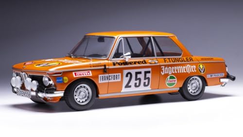 Modell in Scala Ixo Model kompatibel mit Con BMW, 2002 N.255 Rally Monte Carlo 1973 Stiller-Wagener 1:18 Modell Maßstab 18RMC165 241220 von Ixo Model