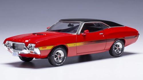 Modellino Scala Ixo Model kompatibel mit Ford Gran Torino Sport, 1972, Rot, 1:43, Modell CLC565 241217 von Ixo Model