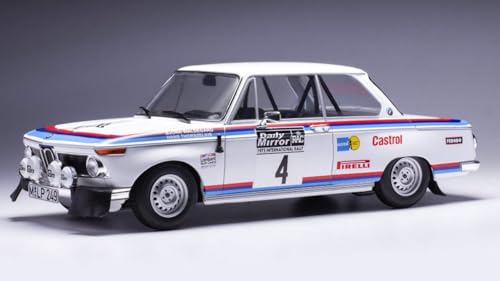 Modellino Scala kompatibel mit Con BMW 2002 N.4 RAC Rally 1973 Waldegaard-Thorszelius 1:18 IXO Modell 18RMC163 von Ixo Model