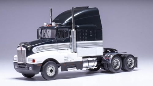 Modellino Scala kompatibel mit Con Kenworth T600 A 1986 Schwarz/Weiß 1:43 IXO Modell TR183 von Ixo Model